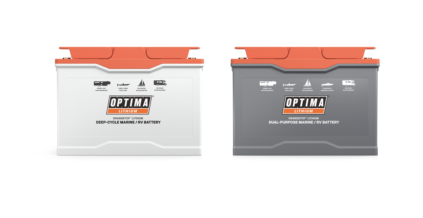 OPTIMA'S ORANGETOP Lithium Marine & RV Batteries - optimabatteries